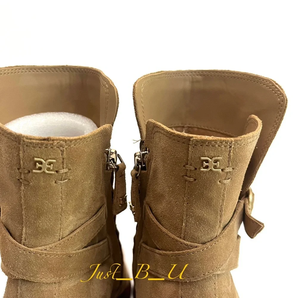Sam Edelman | Pointed Toe | Block Heels | Zip Ankle Boots